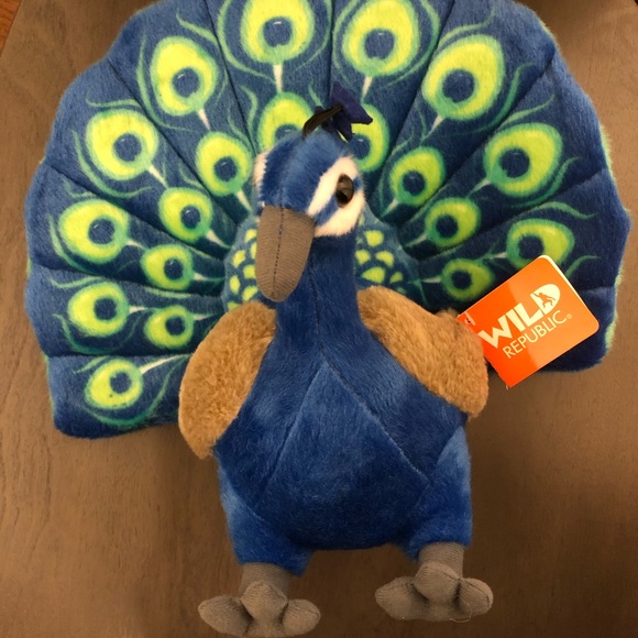 peacock plush